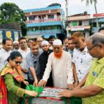 জয়পুরহাটের কালাই কাথাইল হিন্দু পাড়া নতুন রাস্তা নির্মাণ কাজের উদ্বোধন