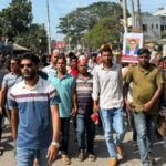 প্রতিষ্ঠাবার্ষিকীতে ময়মনসিংহে যুবদলের বর্ণাঢ্য শোডাউন